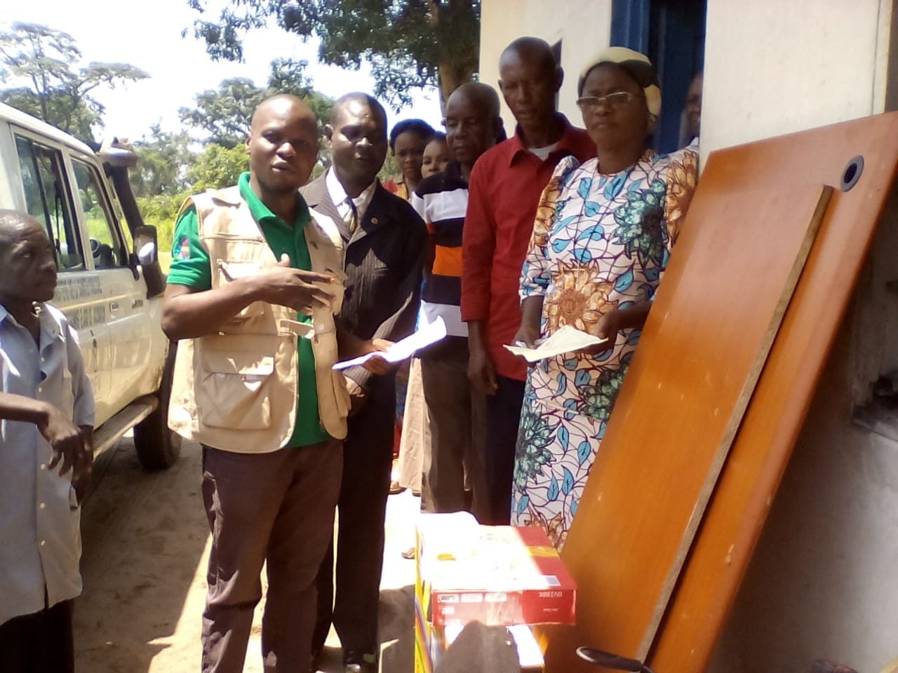 ADIK avec les partenaires dans la Province du Kwango à Popokabaka
